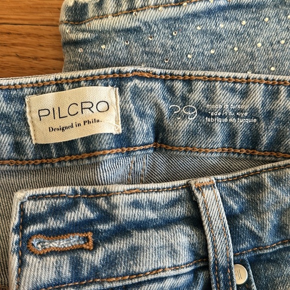 Pilcro High-Rise Rhinestone Jeans | 29 - Picture 2 of 7